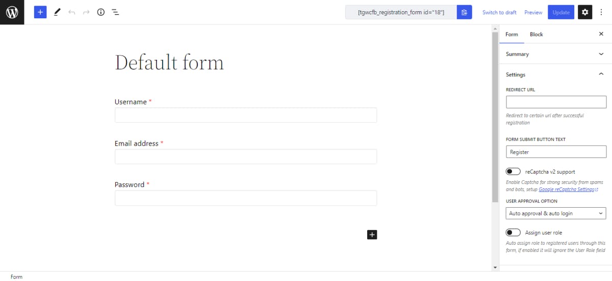 Registration Form Fields for WooCommerce